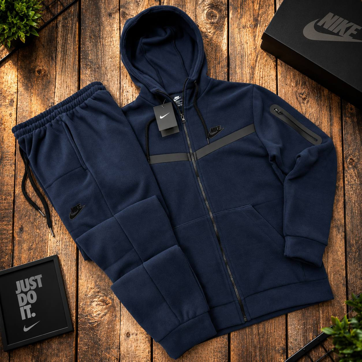 Теплий чоловічий спортивний костюм із двостороннього Polar Fleece - Зображення 4