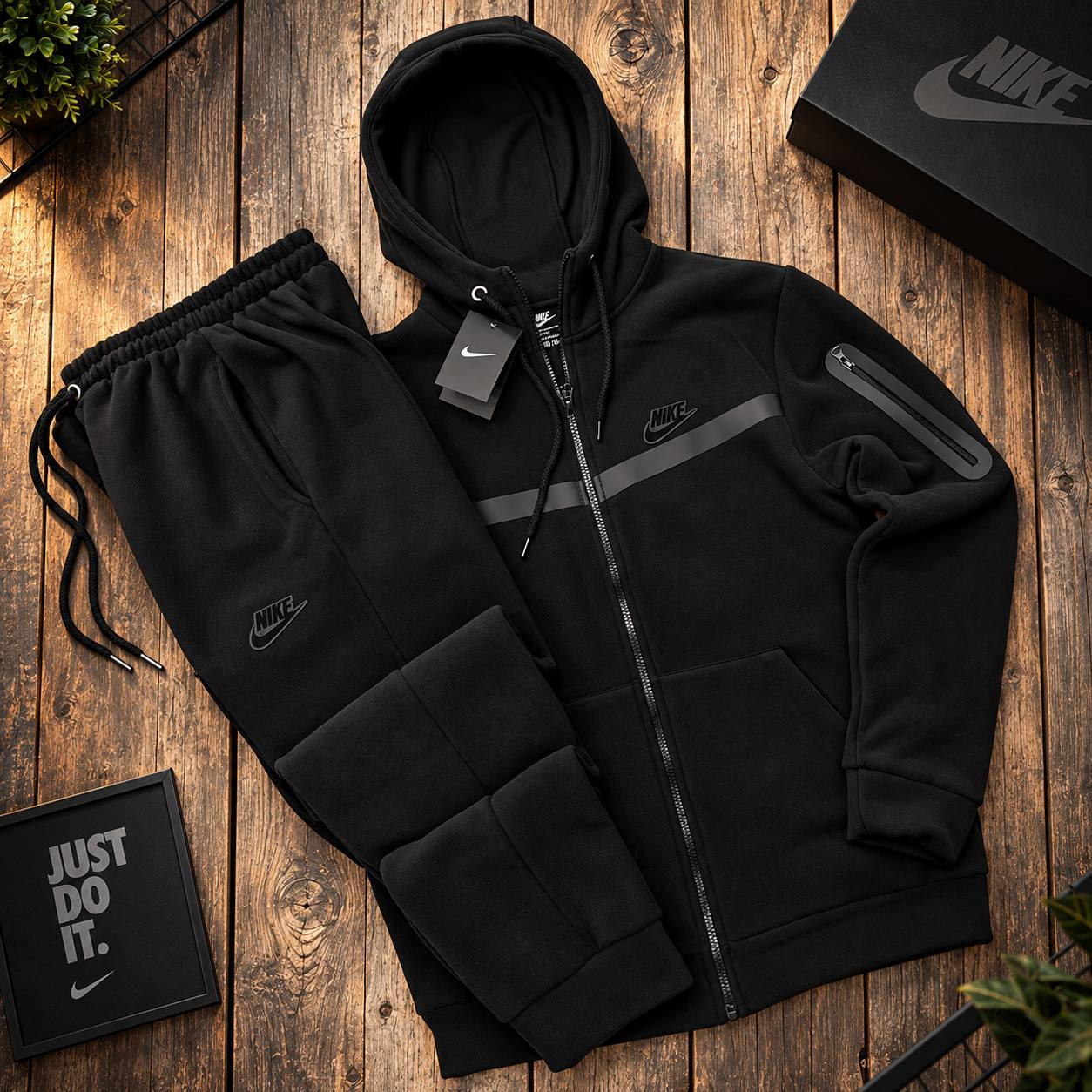 Теплий чоловічий спортивний костюм із двостороннього Polar Fleece - Зображення 2