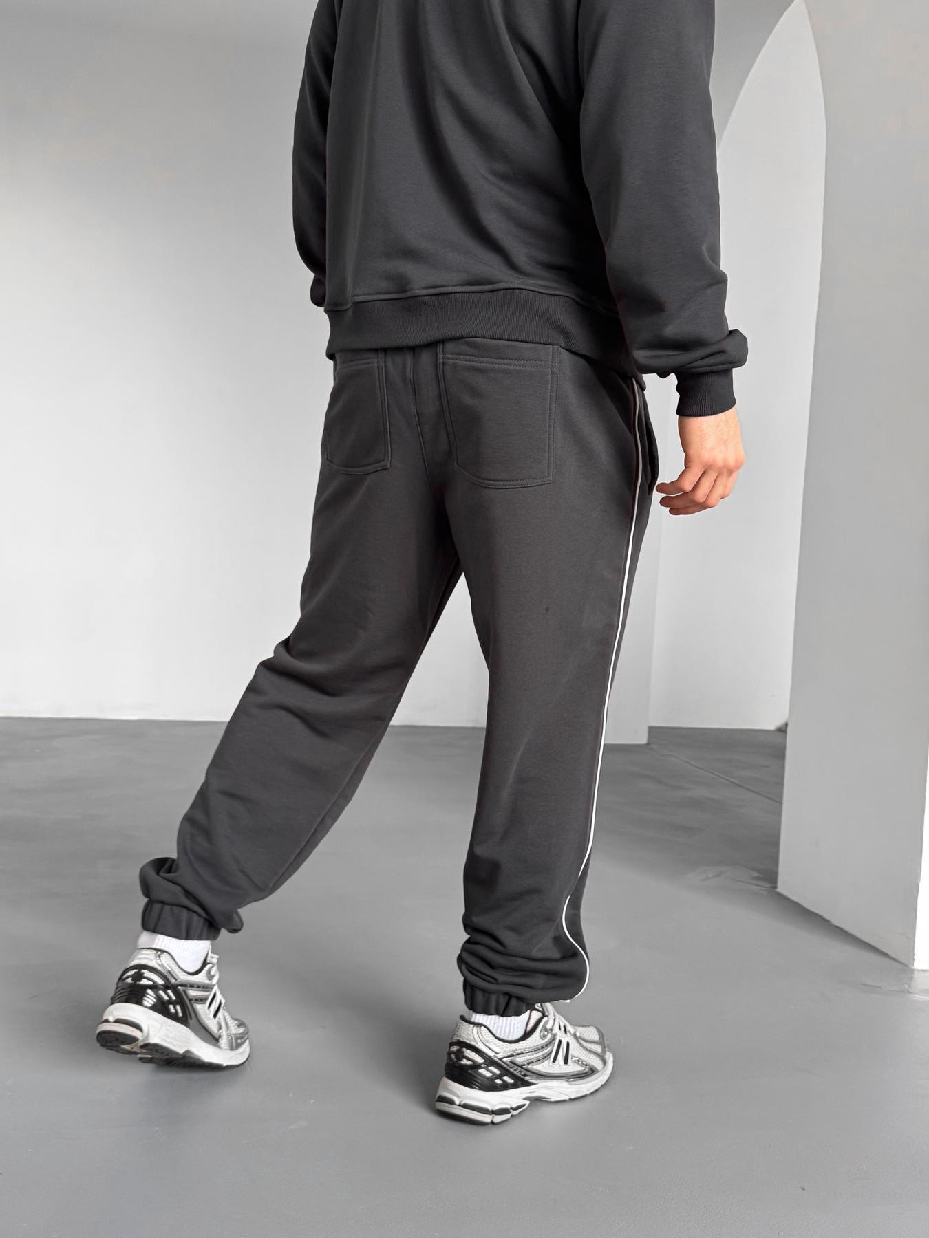 Демісезонний чоловічий костюм Rest сірий графіт (петля) - Зображення 11